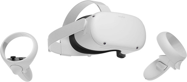 Meta Quest 2 64GB Oculus Quest 2 VR 2 [정비 완료] 완전 무선 올인원 헤드셋, White