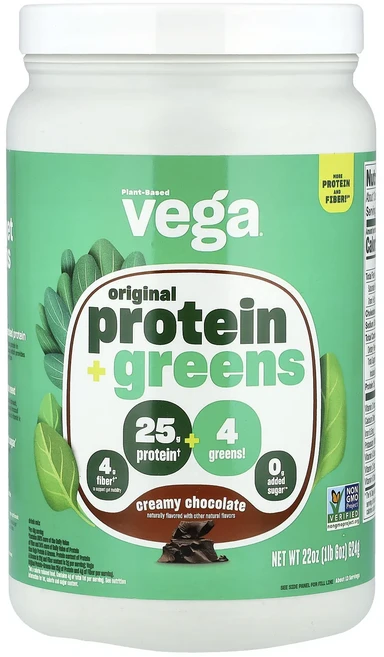 새해 건강을 선물하세요 Vega 오리지널 단백질 + 녹색 채소 크리미 초콜릿 624g(1lb 6oz) 특별관리진행, Vega오리지널단백질녹색채소크리미초콜릿624g1lb6o, 624g, 1개 - 쿠팡