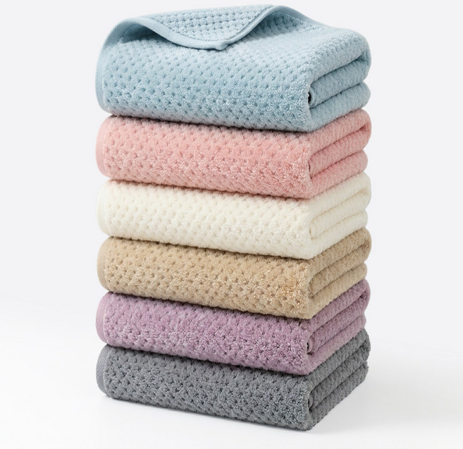 Ahomeone 호텔수건 먼지없고 흡수력 졸은 두꺼운 고급 수건, 6개, .멀티컬러/