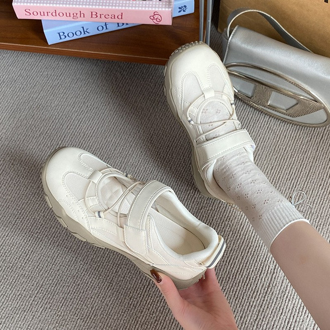 JLVJ 여성 메리제인 운동화 여름 발편한 스포티 샌들 메쉬 스니커즈