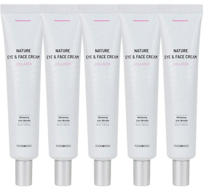 푸드어홀릭 네이처 콜라겐 아이 앤 페이스 아이크림, 5개, 40ml
