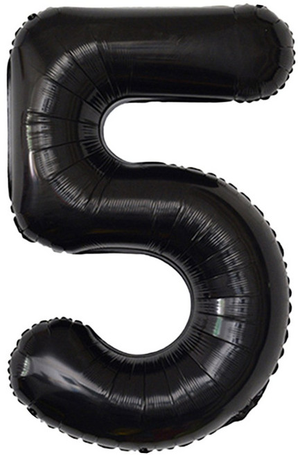 이벤트홀릭 초대형 숫자풍선 40인치 100cm, 1개, 블랙 5