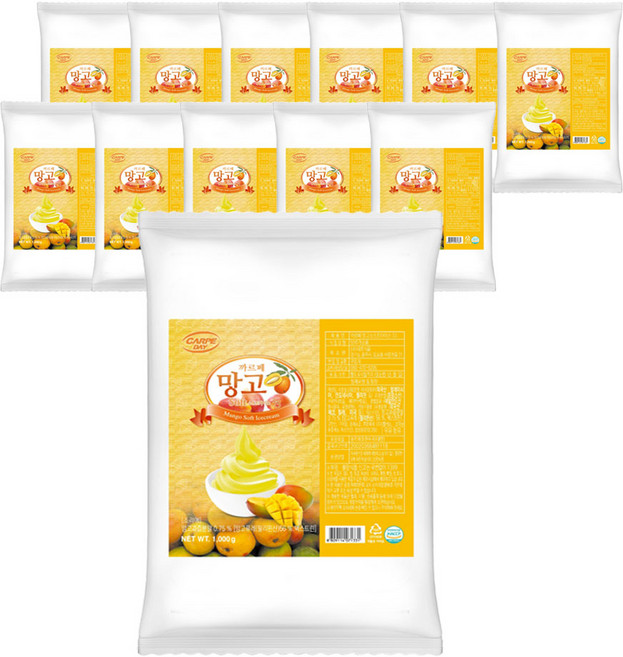 대호 까르페 망고 소프트아이스크림 1kg X 12개 파우더