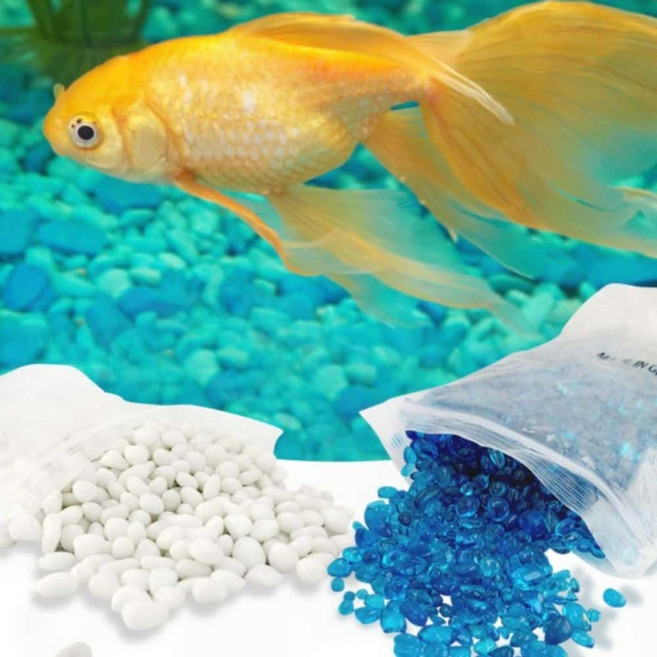 어항바닥재 250g 어항장식 컬러자갈 새우 데코레이션 열대어 베타 수족관 관상어 바닥재, 그린, 1개