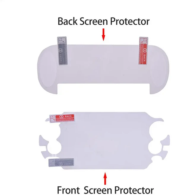 소니 PS Vita 스크린 보호용 프로텍터 필름 HD 게임 플레이어 패드 전면 및, 01 Other