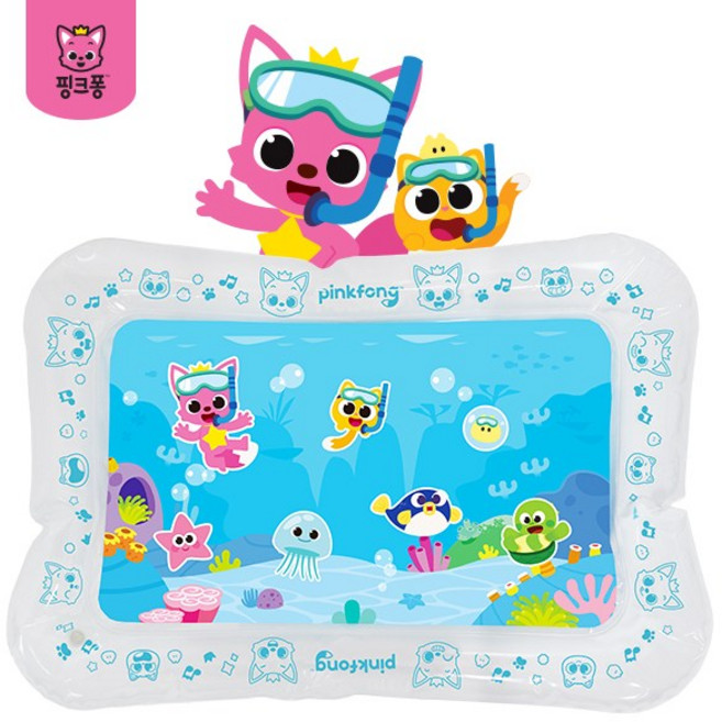 [아이넷] 핑크퐁 아기상어 워터매트 - 바다이야기, 1개