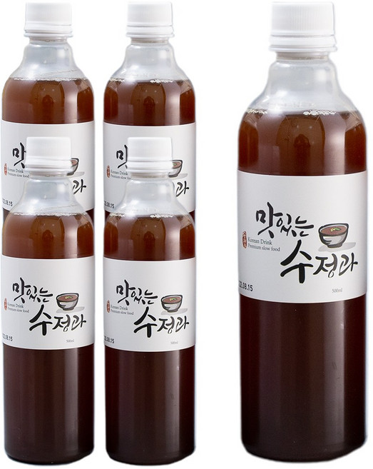 맛있는 수정과 500ml 5개입 무방부제, 5개