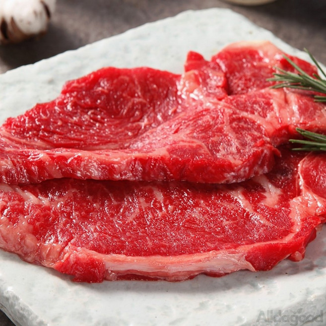 해피샵29 대관령한우 채끝 1등급(600G) 강원도청정 국내산소고기 숯불구이 가족선물 효도선물 고품질 추석선물 청정한우, 600g, 1개