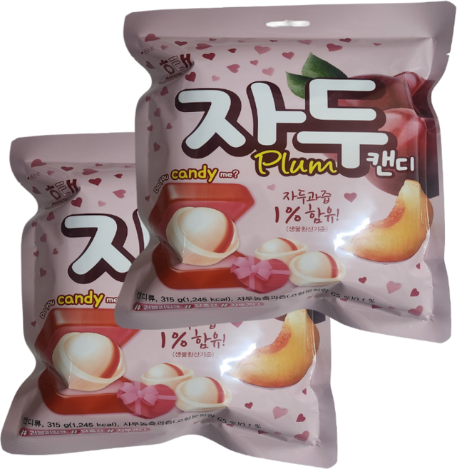 해태제과 자두 캔디, 315g, 2개