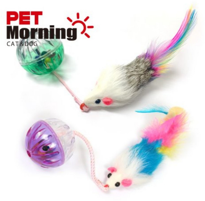 펫모닝 PMC-118 투명볼 마우스 고양이장난감, 1개