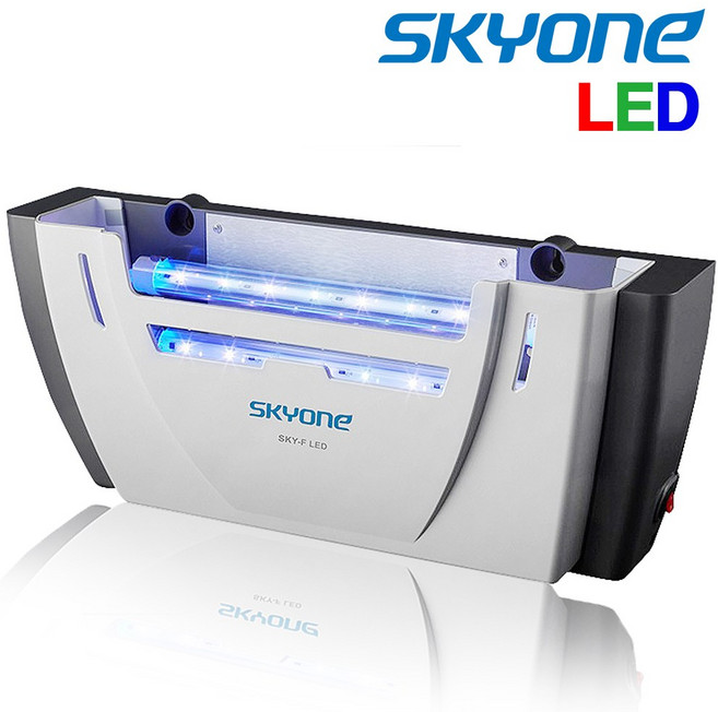 스카이원 스카이에프 LED 해충 모기 파리퇴치기 업소용 포충기, 05.스카이에프LED(끈끈이13장+램프2개+8종사은품)