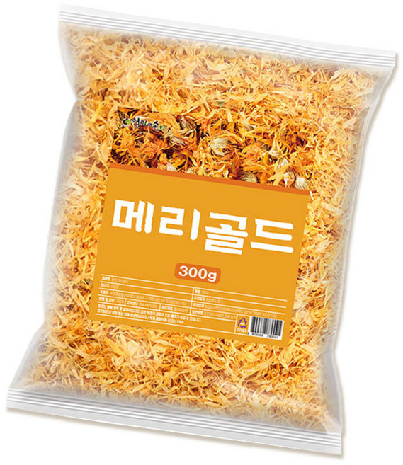 건강마음 마리골드 꽃차 꽃잎 건재, 300g, 1개, 1개입