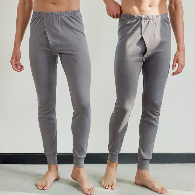 BYC 남자 순면 에센셜 내복 하의 2매