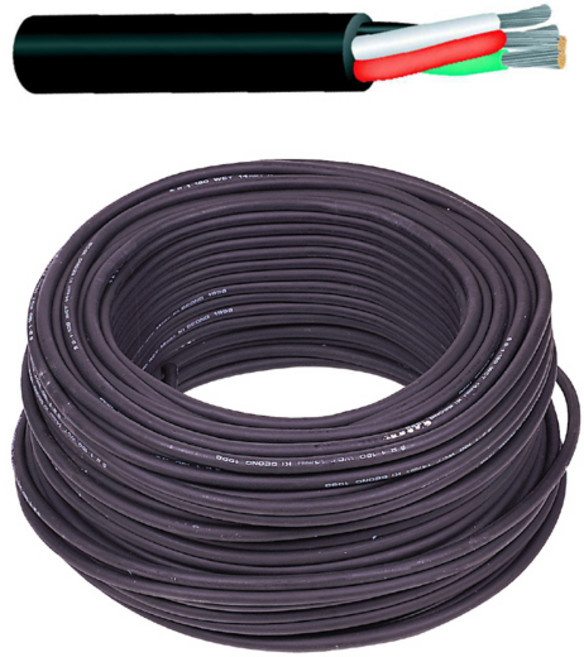 삼원전선 고무전선 고무 절연케이블 M당 절단판매 PNCT 2.5SQ 1C 2C 3C 4C, 1개, PNCT 2.5SQx4C