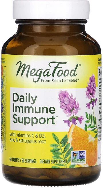 메가푸드 데일리 이뮨 써포트 60 타블렛, 4개, 60정 - 쿠팡