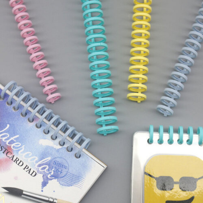 제본 루즈링 10mm 12mm 14mm 16mm ( 바인더링 스프링, 제본 루즈링 14mm 분홍