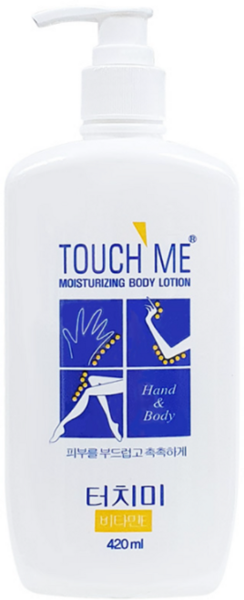 터치미 모이스처라이징 바디로션 420ml, 1개