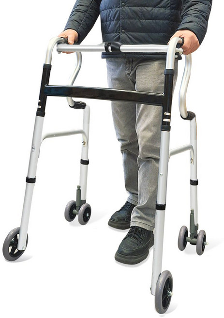 닥터.ES 4바퀴 워커 보행 보조기 6단조절 브레이크기능