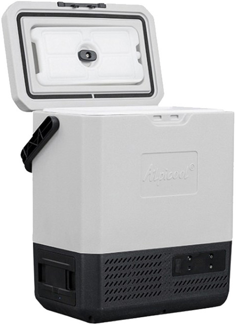 알피쿨 P8 차량용 가정용 겸용 냉장고, 8L, 화이트 + 블랙