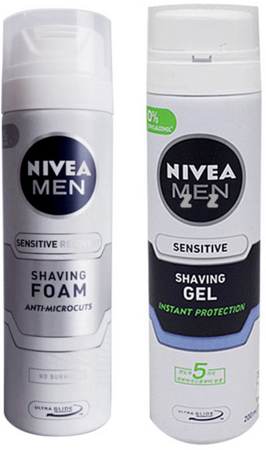 서희물류 남자 저자극 스킨 수염 거품 면도크림 쉐이빙젤 200ml 면도젤, 니베아 쉐이빙 폼, 1개