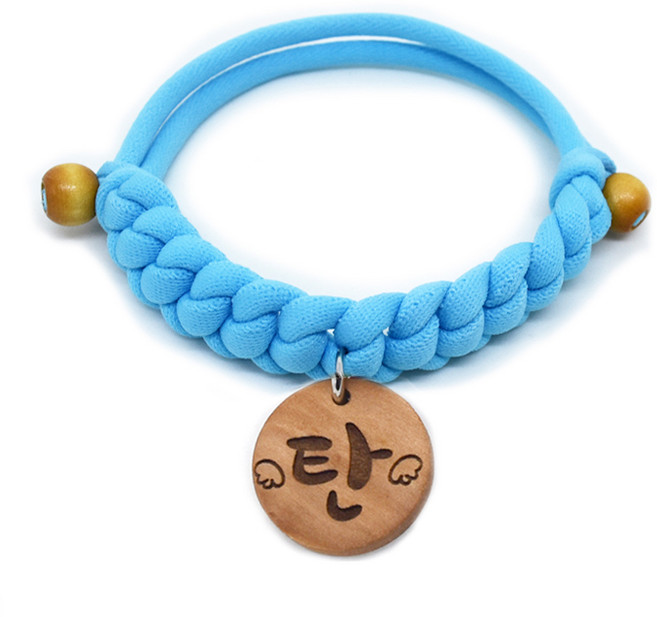 펫츠룩 나무인식표 핸드메이드목걸이, 05.데일리스카이(나무팬던트), 1개