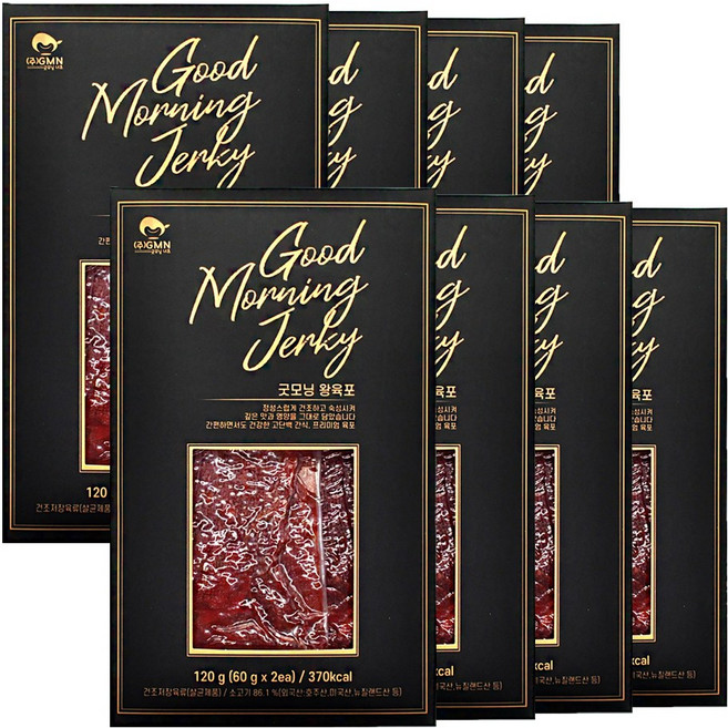 굿모닝 프리미엄 왕육포, 8개, 120g