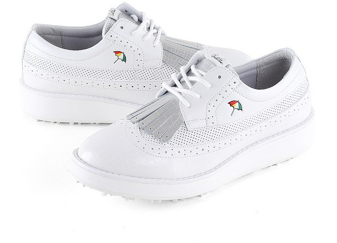 아놀드파마 여성 클래식 테슬 골프화 스파이크리스 컴포트 윙팁 파크 골프신발