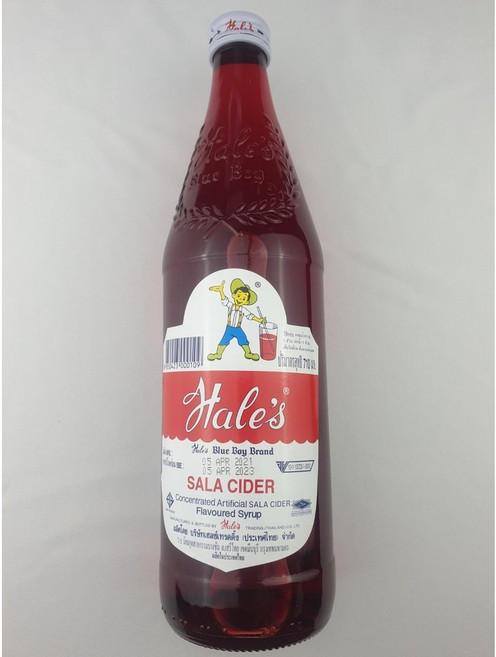 월드푸드 태국 할리스 블루보이 레드 사라 사이다 시럽 siro dau, 710ml, 1개