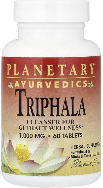 플래네터리 허벌스 아유르베딕 트리팔라 Planetary Herbals Ayurvedics Triphala 60정, 1개 - 쿠팡