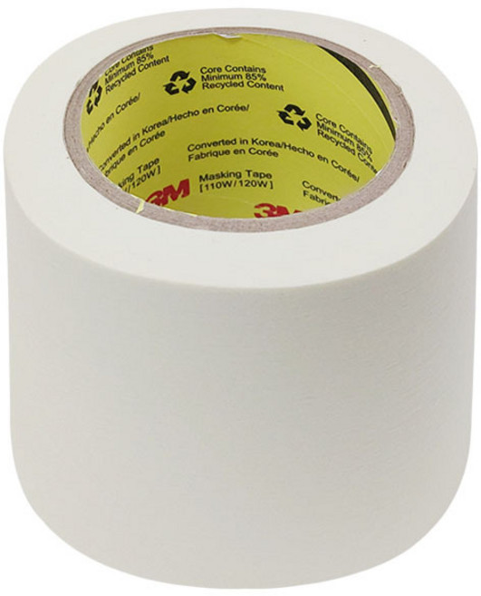 3M 마스킹 종이 테이프 상아색 100mm x 40M