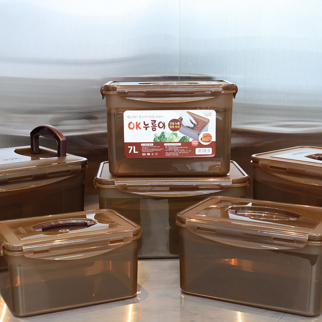 김치 오이지 마늘짱아찌 절임 누름판 김장독 OK 누름이 13L, 9L