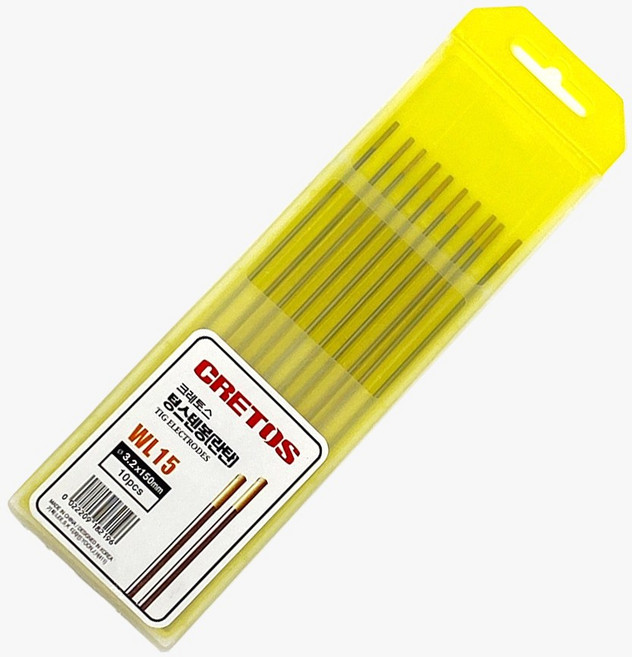 크레토스 텅스텐봉 3.2파이 란탄15, 10개입 (150mm), 1개