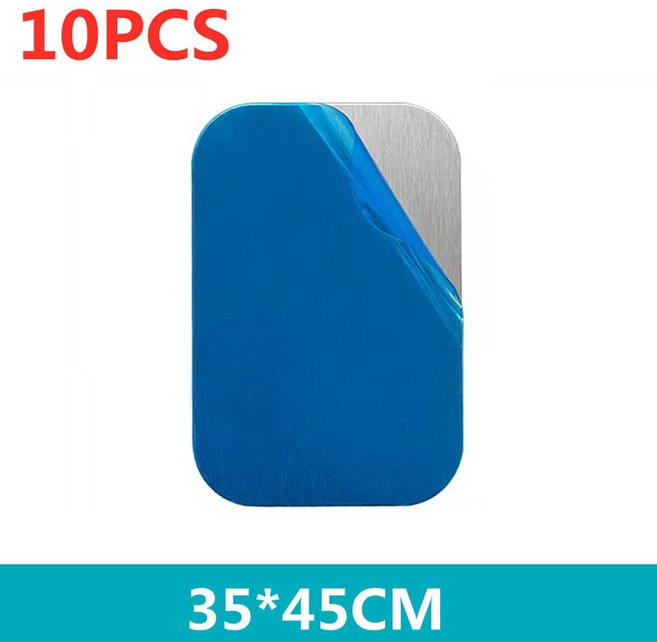 마그네틱 자동차 전화 거치대 다리미 시트 스티커 디스크 자석 태블릿 책상 스탠드 라운드 대한 얇은 금속 플레이트, 35x45mm 10PCs 1