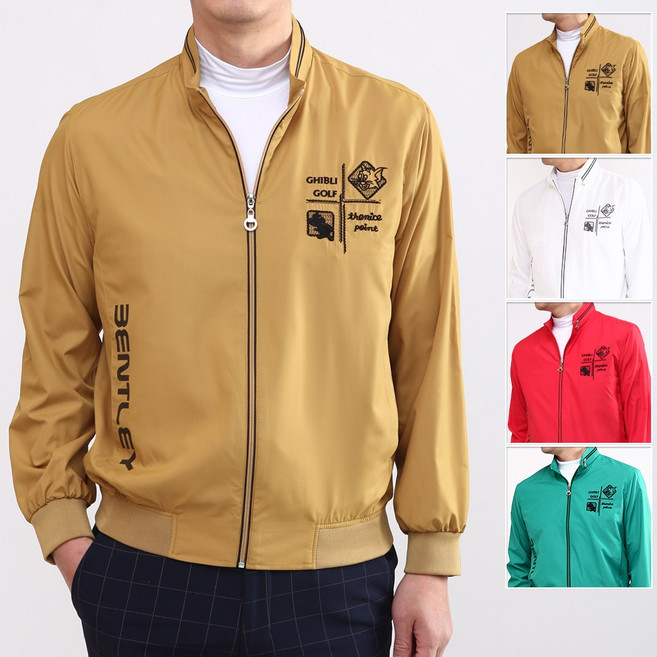 [샤인힐즈] 봄여름 GH 고급 메쉬 안감 집업 자켓 골프웨어 GHK4705