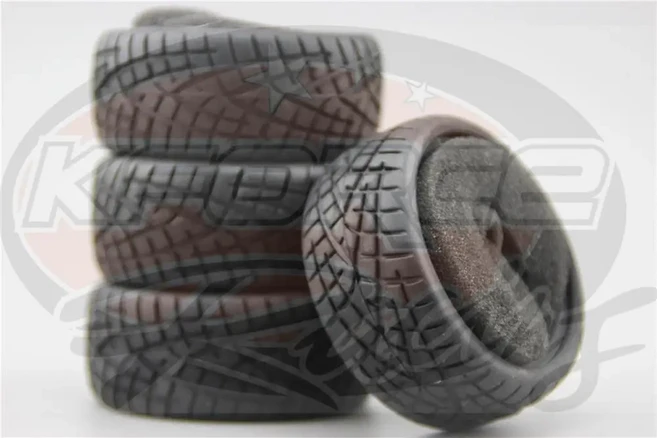 4pcs RC 모델 자동차 1/10 스케일 부드러운 고무 타이어 투어링 카 적합, 05 21002