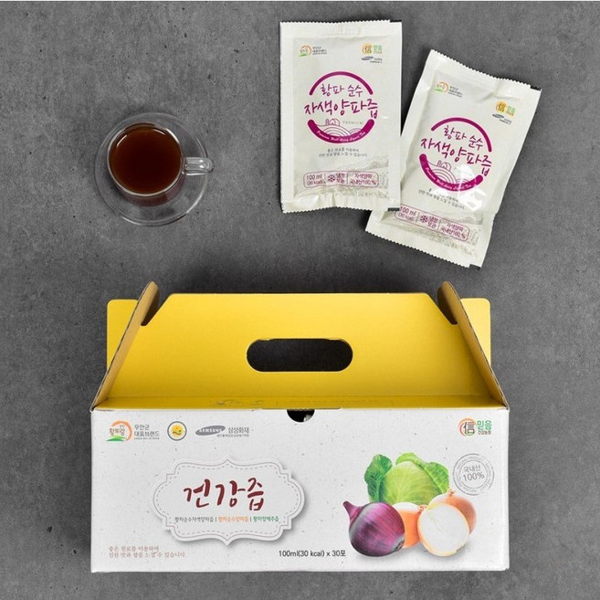 신믿음건강농원 무안 황파 자색양파즙, 100ml, 60개