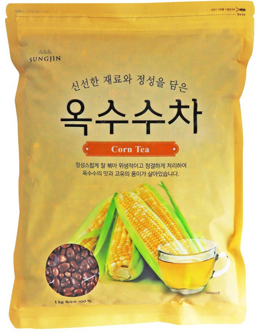 푸드올마켓_ 물소표 옥수수차 1kg, 1개입, 1개