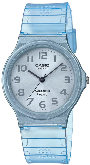 CASIO 卡西歐 薄型透明設計時尚指針錶 (MQ-24S系列)