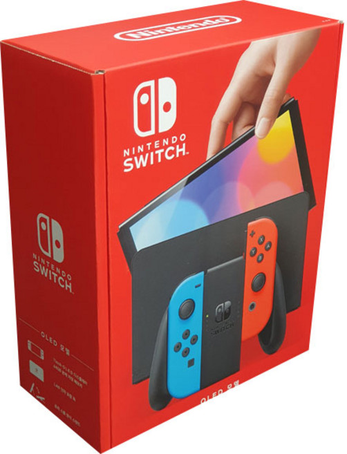 닌텐도 스위치 OLED 네온 한국닌텐도 정품 네온, 니텐도 OLED 본체(네온)