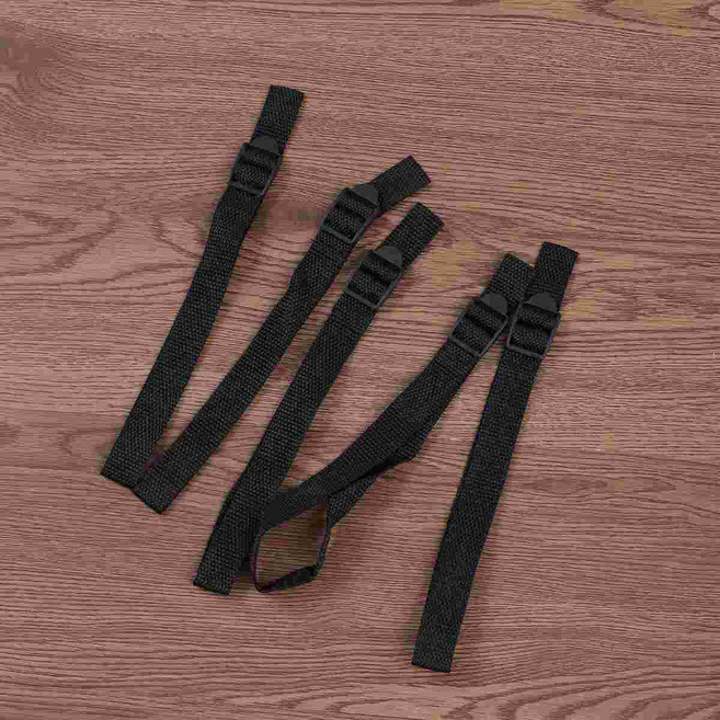 5 Pcs 손목 끈 스키 홀더 스트랩 스키 캐리어 스트랩 워킹 스틱 손목 스트랩 하이킹 폴 스트랩, 검은색