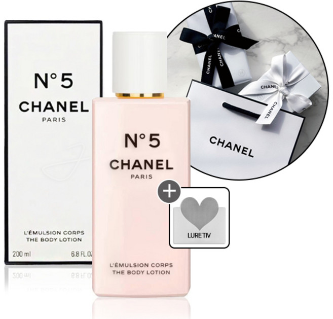 [기프트리본포장세트] 샤넬 NO5 (넘버5) 바디로션 200ml +로샤쉐, 1개