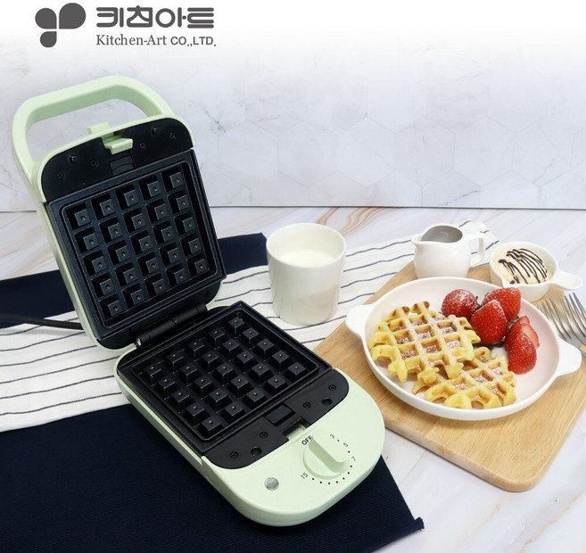 키친아트 렉스 4in1 타이머 와플메이커 샌드위치메이커 (KP-97W KP-99W KP-103W) 크로플, 단품