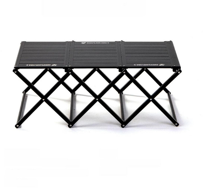 이스턴 감성 캠핑 접이식 알루미늄 마법 큐브 초경량 다기능 야외 휴대용 테이블 (전용 가방 포함), 블랙