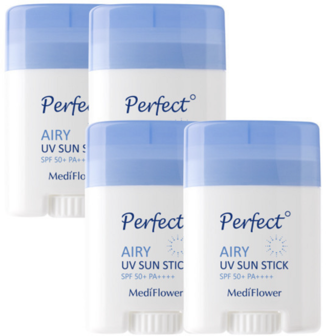 메디플라워 퍼펙트 에어리 유브이 선스틱 SPF 50+ PA++++, 23g, 4개
