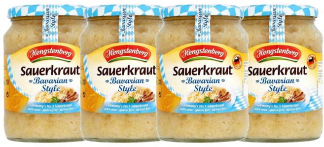 헹스텐버그 사우어크라우트 바바리언 스타일, 680g, 4개
