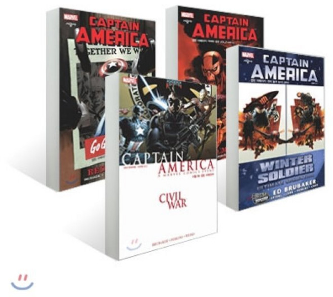 캡틴 아메리카 정주행 세트 A : 윈터솔저 얼티밋컬렉션/적색의공포1~2/시빌워 : 캡틴 아메리카, 시공사, 시공그래픽노블