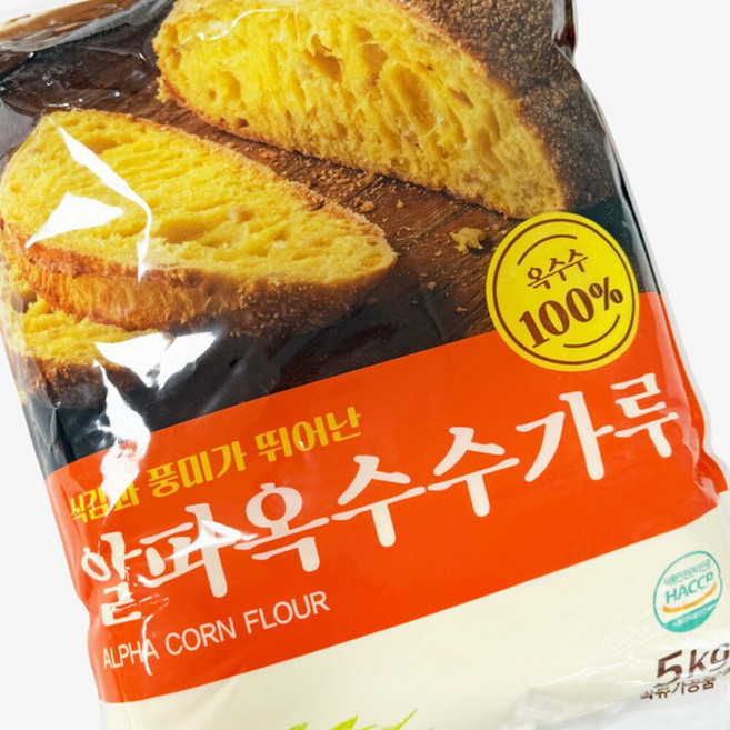 분이네 알파 옥수수가루 5kg 1개