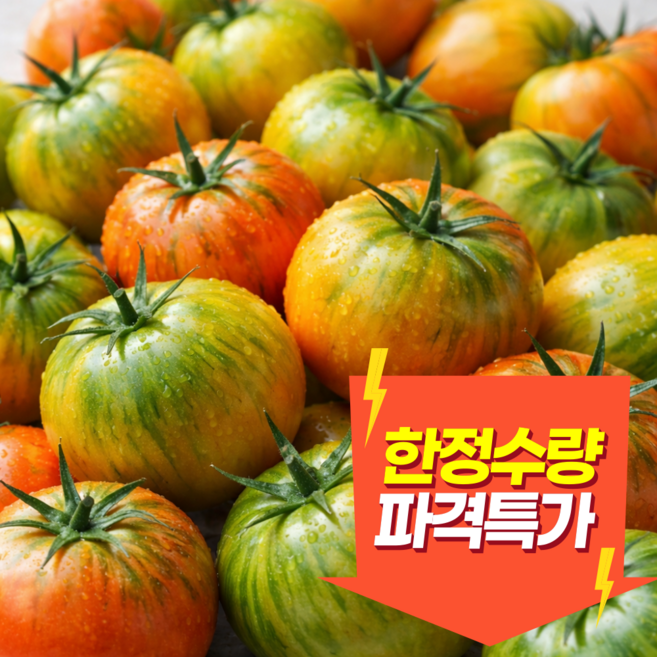 초신선 우수농가 부산 대저토마토 짭짤이 초특가, 1박스, 5kg