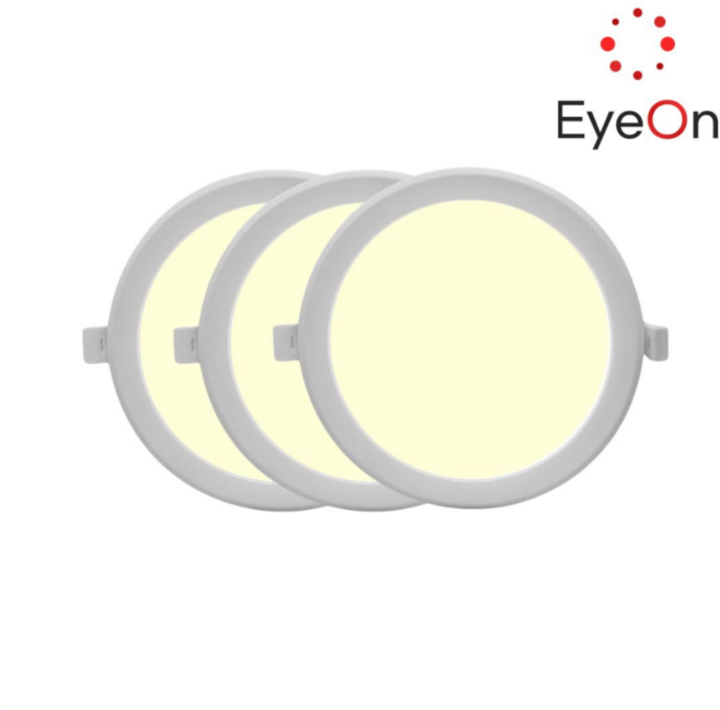 아이온 AS2년 6인치 다운라이트 15W 아주밝음 벌레방지 방습 플리커프리 매입등 매립등, 3개, 주백색(아이보리색)
