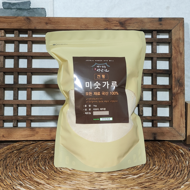 전주한옥효 국산전통미숫가루, 4개, 500g
